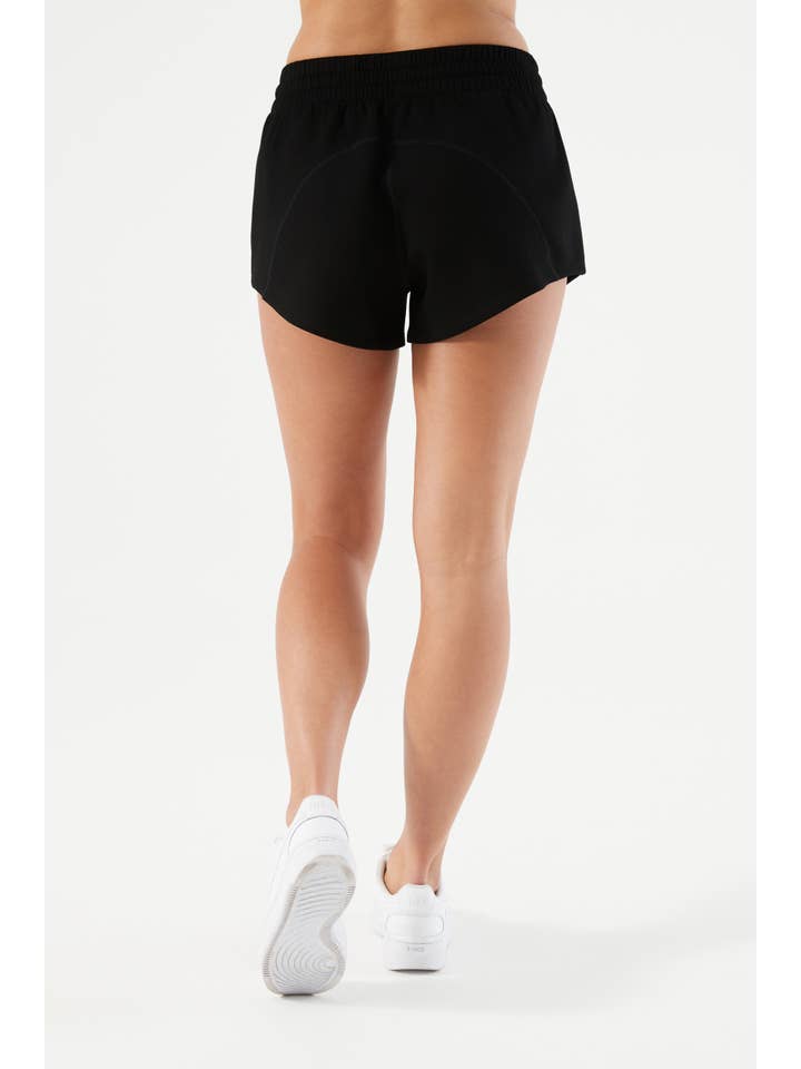 Nux Active - Wholesale Athletic Shorts - Women's - Sleek Shorts – High-Low Hem with Side Pockets