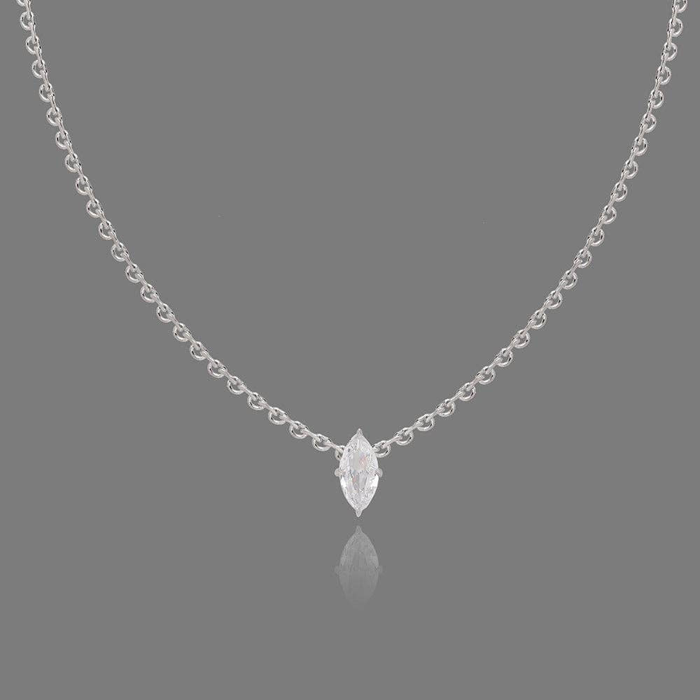 SOCALI - Wholesale Pendant/Charm Necklace - Diamond Shape Zircon Pendant Chain Necklace3