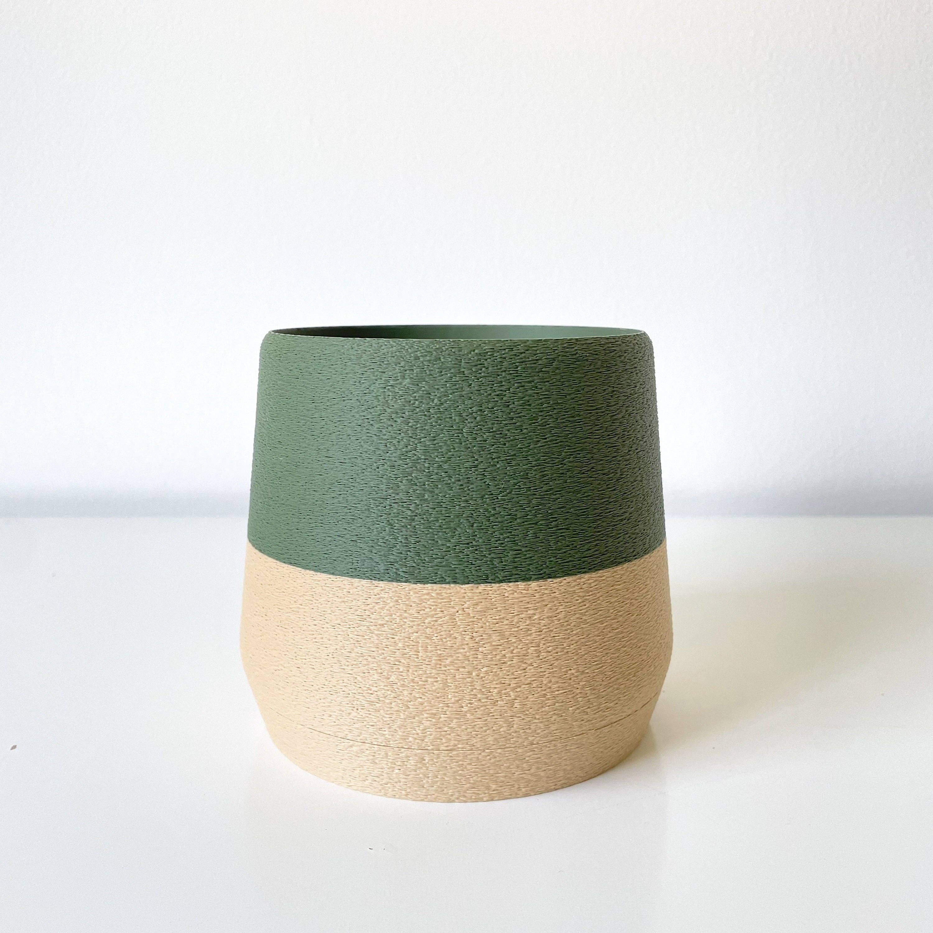 Sonnihaus – wholesale Kruka – KYOTO Blomkruka med inbyggd bricka och dränering, 3D-printad minimalistisk design5