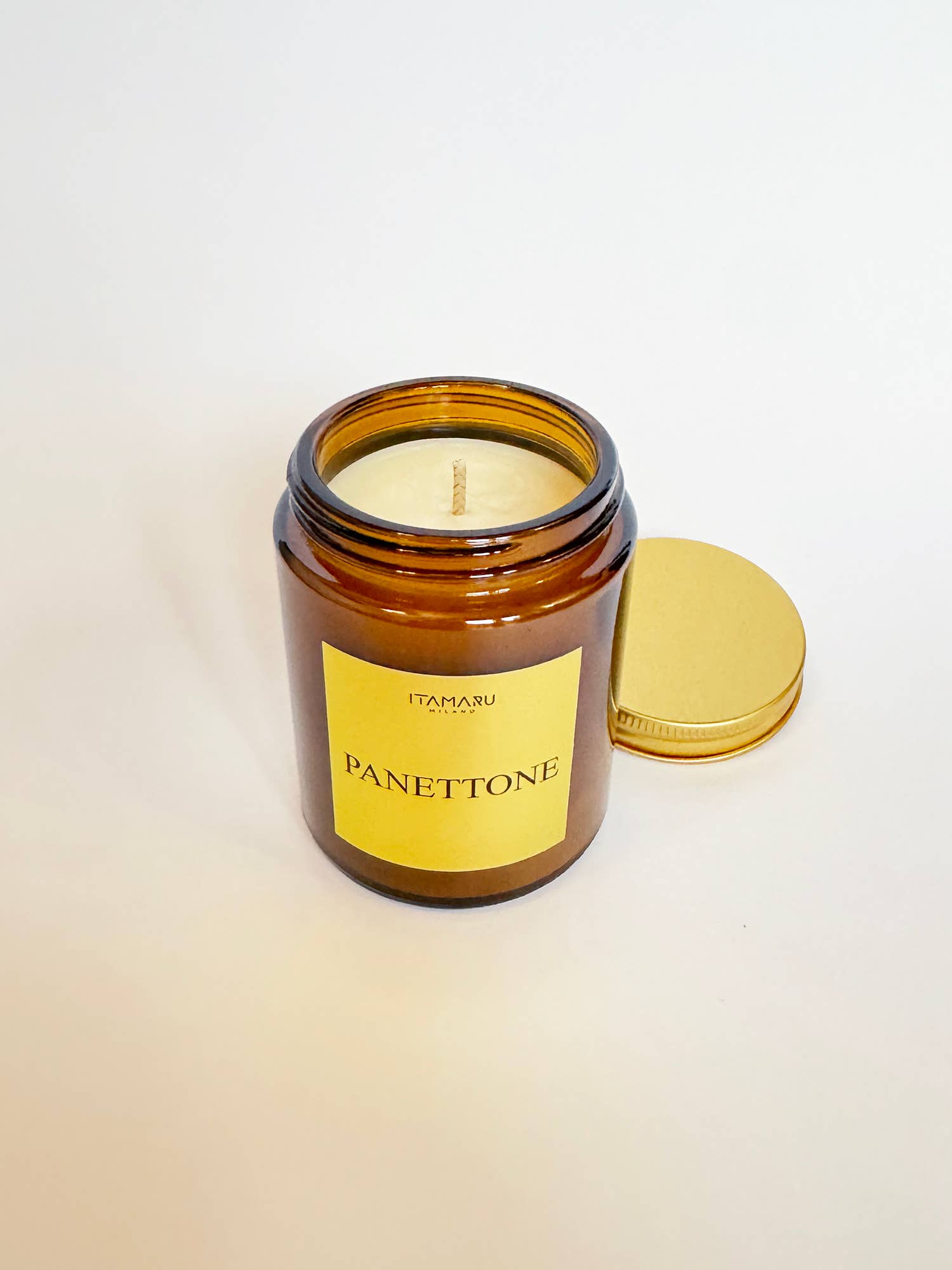 ITAMARU - Wholesale Jar/Filled Candle - Christmas cake scent - PANETTONE handmade soy candle in jar2