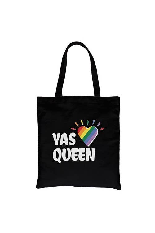 365 In Love - Wholesale Tote Bag - Women's - Yas Queen Rainbow Heart Canvas Bag0