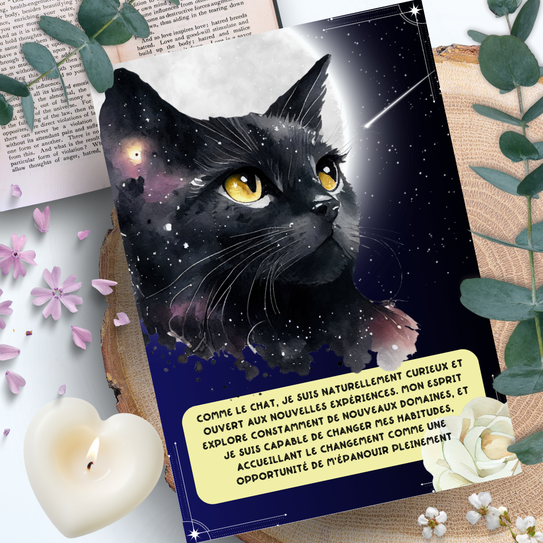 Les Moonettes - Venta al por mayor Cartas del tarot - Cartas de Afirmaciones Positivas Animales de Luz (32 cartas)6