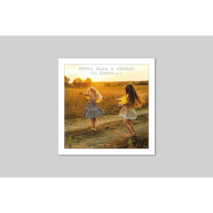 A Chance to Dance Greeting Card for wholesale by Icon