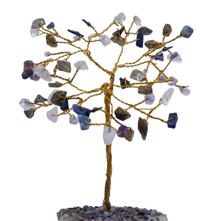 Albero di Cristallo di Pietra Protettiva (60 Perline) per la vendita all'ingrosso da parte di Designs by Deekay Inc.