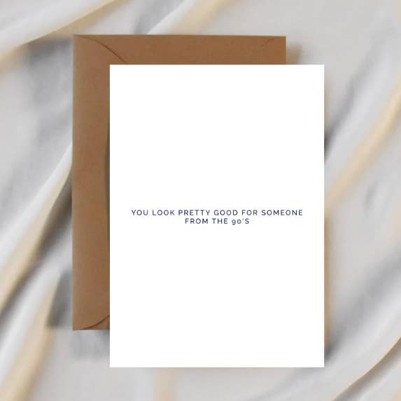 Look Pretty Good Birthday Card for wholesale by Party Collective