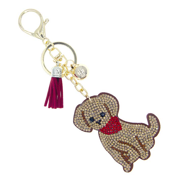 Astoria Gift Corporation - Wholesale Keychain - Women's - Dog Bling Keychain #86-21312