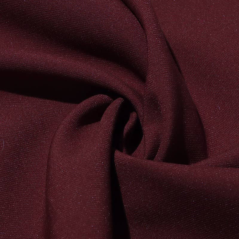 BL35Y Burgundy Cape Blazer – Tailored Fall Elegance for wholesale on Faire13