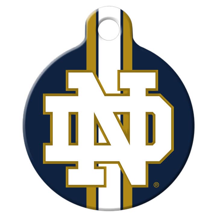 Université de Notre Dame - Médaille pour chien en acier inoxydable pour la vente par All Star Dogs