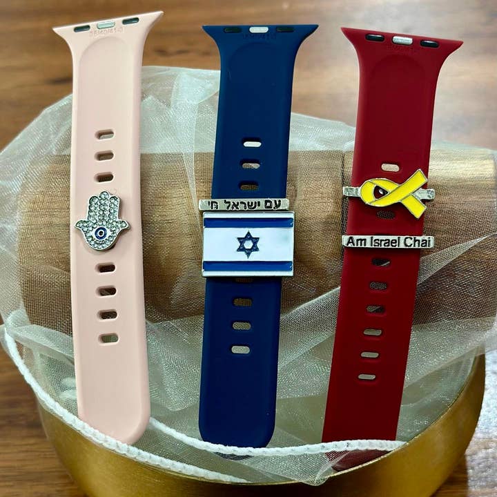 Koch La Ni Jewelry – wholesale Individual charm/pendant – Yellow Ribbon Charm Watch Band – #BringThemHomeNow13