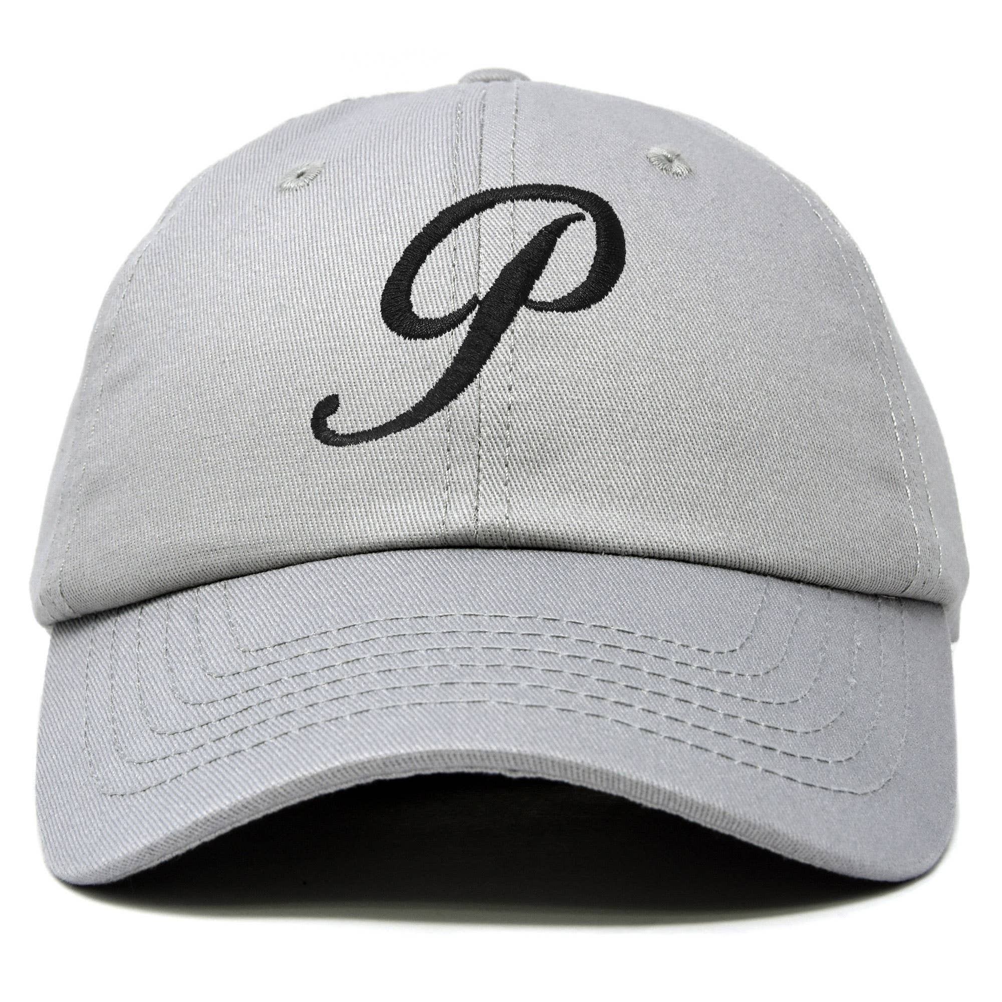 Dalix - Wholesale Baseball Cap - Women's - DALIX Initial Hat Letter P Womens Baseball Cap Monogram20