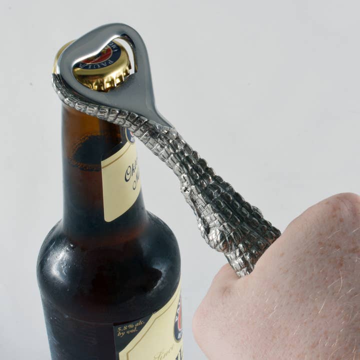 Vagabond House - Wholesale Bottle/Wine Opener - Pewter Alligator Handle Bottle Opener