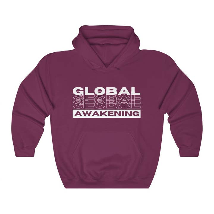 Global Awakening Hoodie | Dark Colors | Christian Fashion for wholesale by Olive & Dove