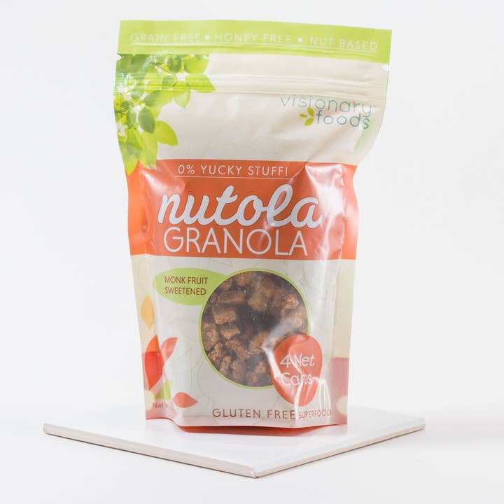 Visionary Foods – wholesale Granola – 9 oz Nutola Ganola - Monk Fruit Sweetened
