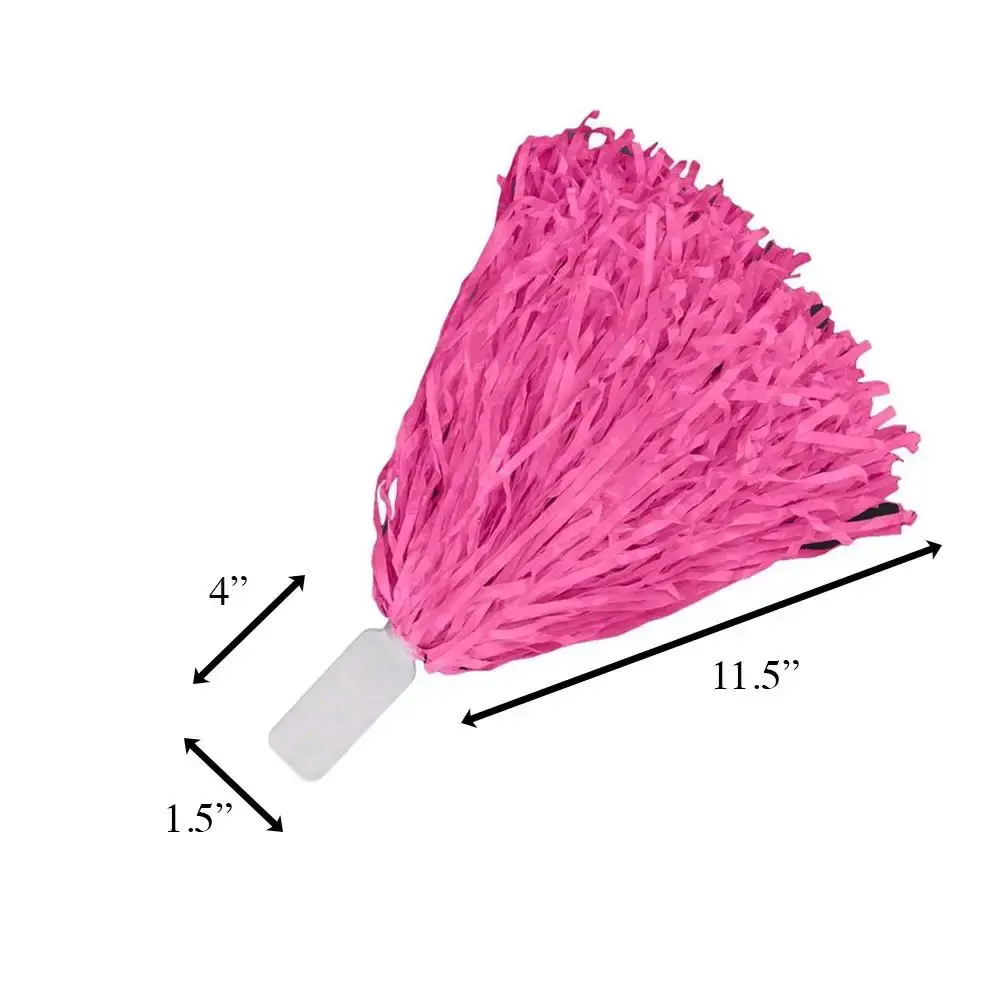 Blinkee.com, LLC - Vendita all'ingrosso Pompon - Pompon Cheer Pom con manico corto, non illuminati, rosa1