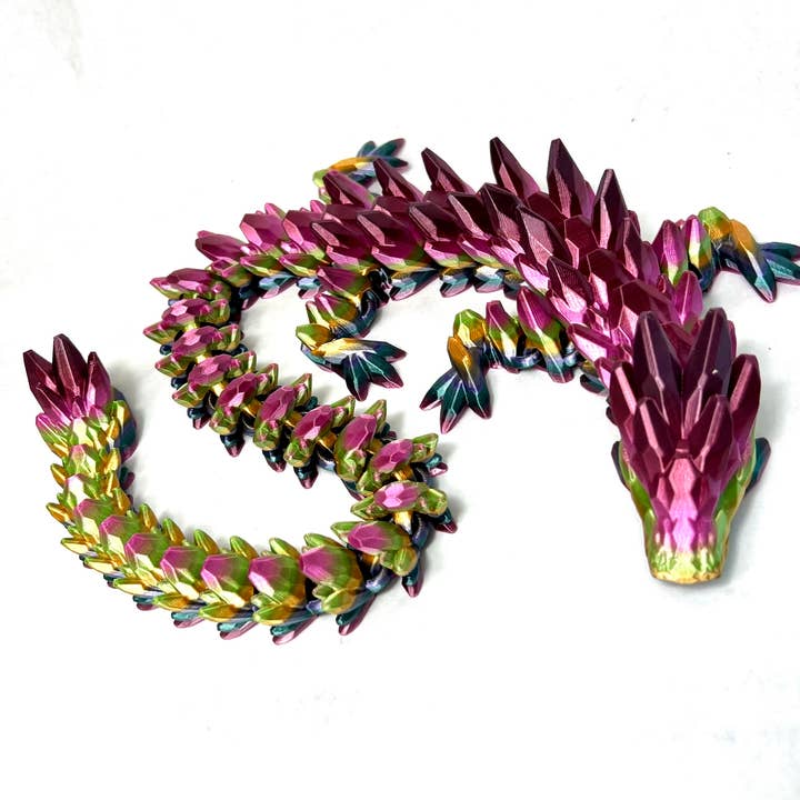 Ruby’s dragons - Vente Fidget/jouet anti-stress – enfant - Grands dragons imprimés en 3D — couleurs assorties5