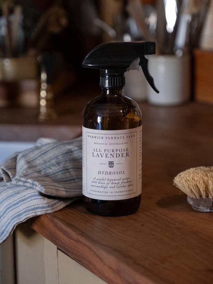 Pure Lavender Hydrosol for wholesale by Warwick Furnace Farm LLC