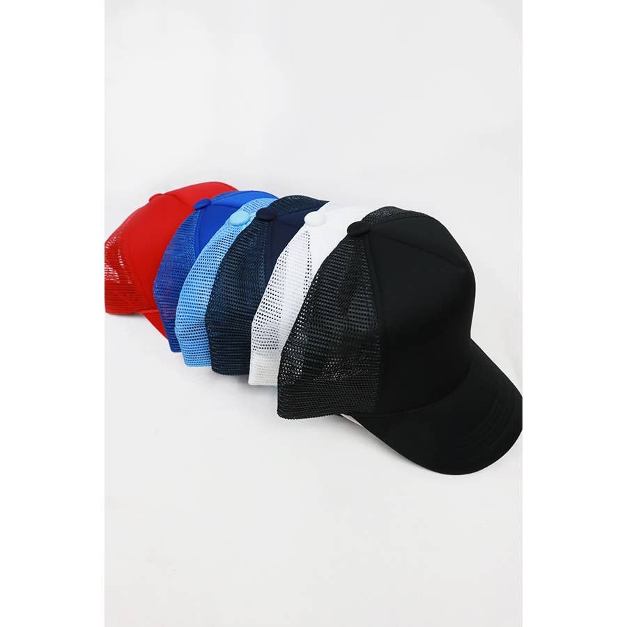 Love and Repeat - Wholesale Baseball Cap - Kids - Kids Classic Foam Solid Trucker Hat4