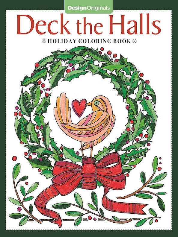 Deck the Halls Holiday Coloring Book - Christmas Designs for wholesale by Fox Chapel Publishing