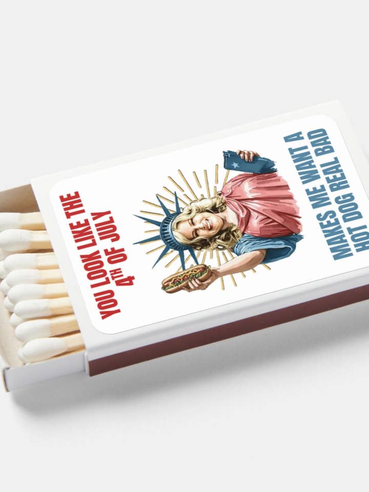 Fjärde juli tändsticksask för wholesale av Electric Feels Company