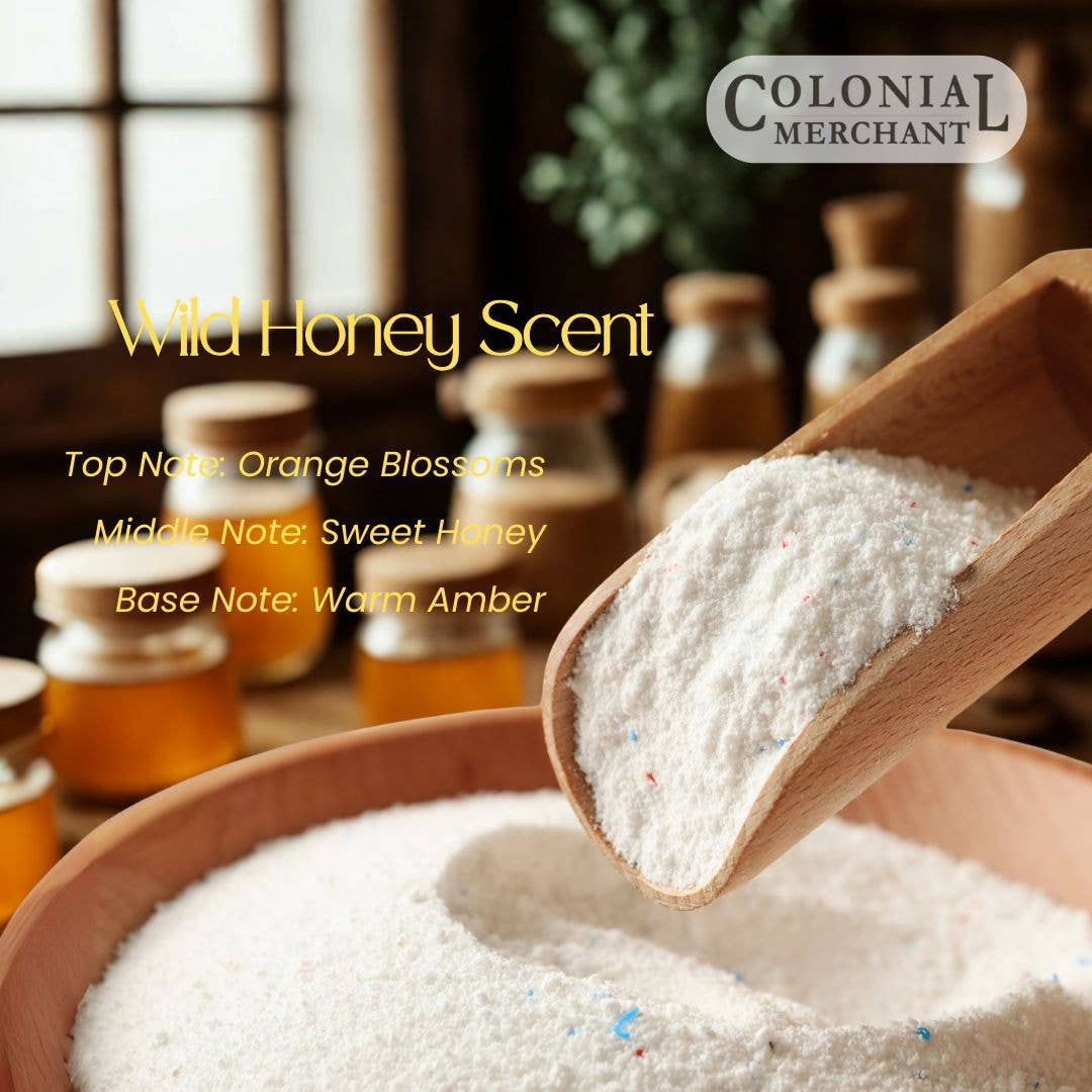 Colonial Merchant - Venta al por mayor Cápsulas/ polvos de detergente para ropa - 2 lb. Colonial Merchant Aroma~Fold Detergente en Polvo para Ropa5