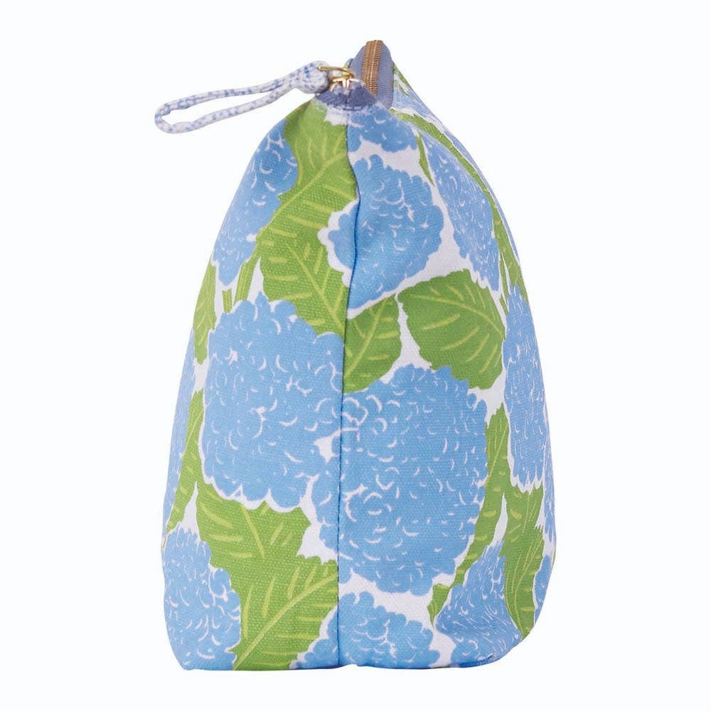 rockflowerpaper – wholesale Pouch – Women’s – Blue Hydrangea Large Canvas Pouch3