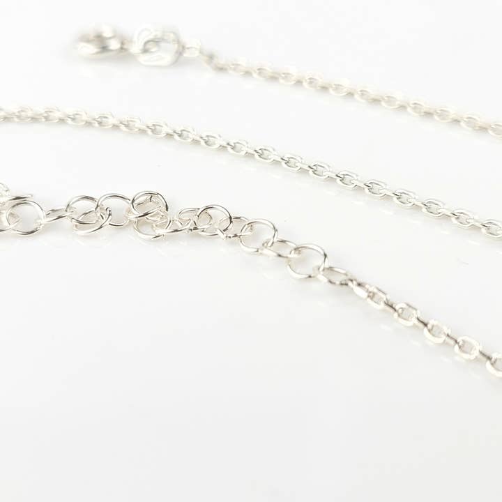 Filigranist Jewelry - Wholesale Link & chain necklace - 925 Sterling Silver 18.00" + 2.00" Chain1