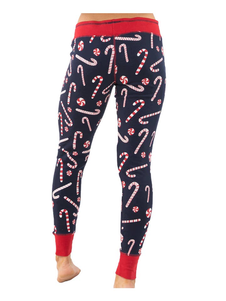 Lazy One - Wholesale Sleepwear bottom – women's - Candy Cane Women's Pajama Leggings3