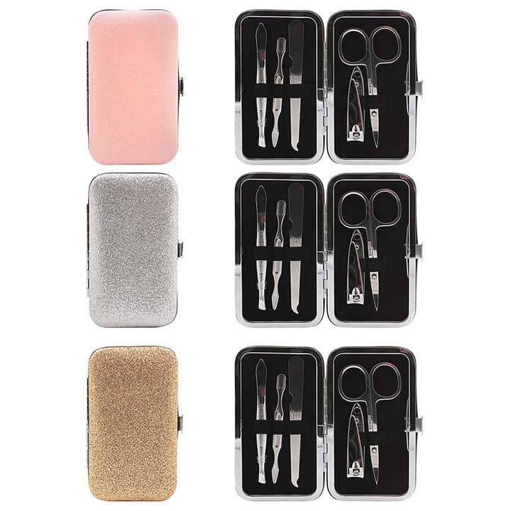 Glitterkleur Manicureset voor wholesale door Joe Davies