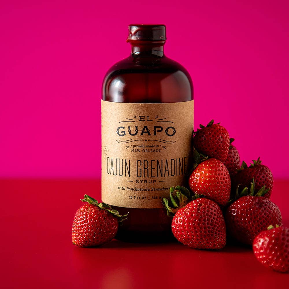 El Guapo – wholesale Cocktail mix/syrup – Syrups: Cajun Grenadine, Grenadine With a Louisiana Twist 🍓7