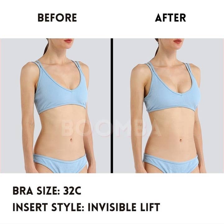 BOOMBA - Wholesale Bra Inserts - Women's - Invisible Lift Inserts