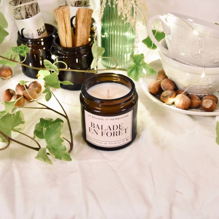 LA BOUGIE HERBIVORE - Wholesale Jar/Filled Candle - Scented Candle Forest Walk 90g | THE HERBIVORE CANDLE3