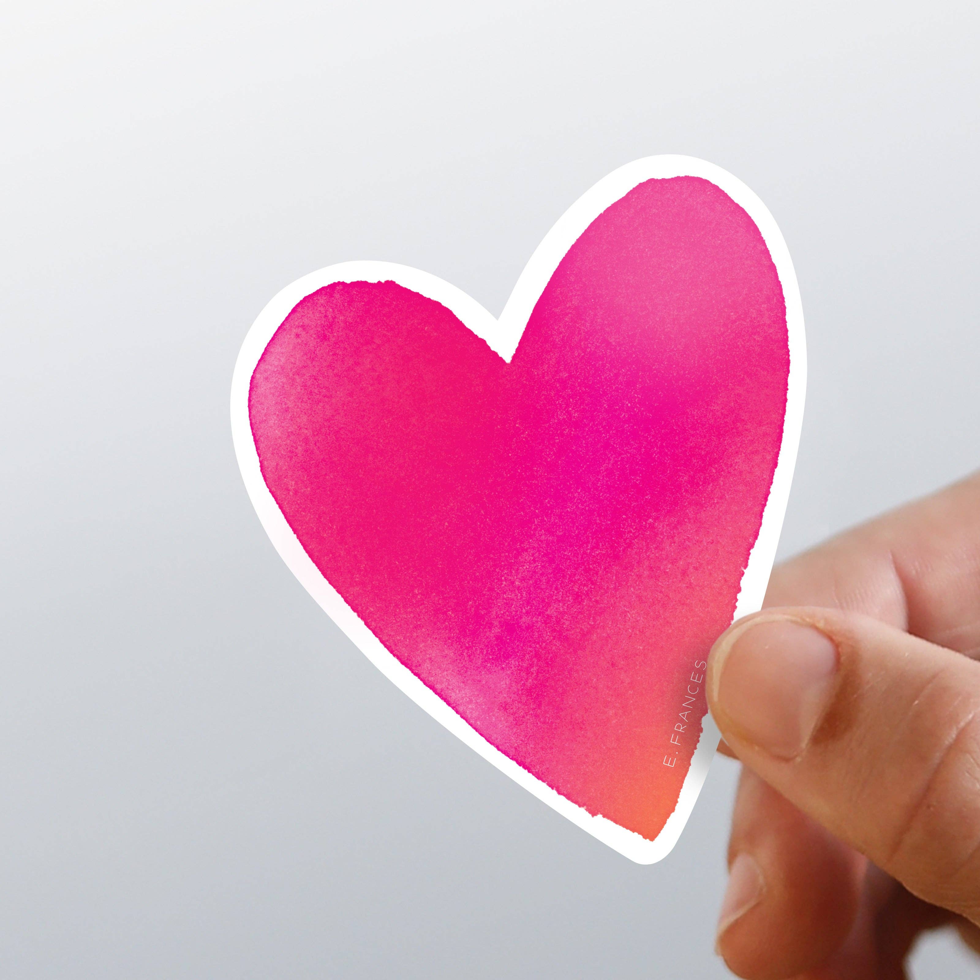E. Frances Paper - Wholesale Sticker - Big Heart Sticker1
