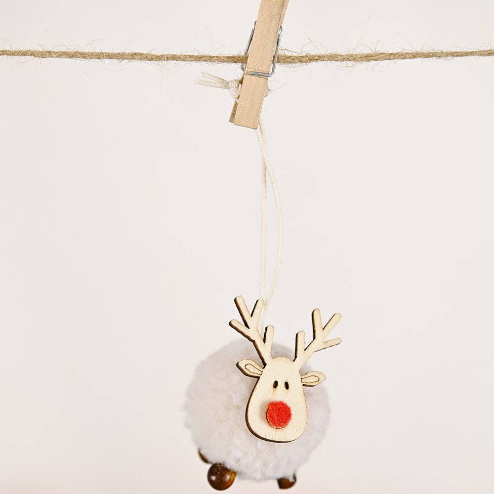 Blak Wardrob - Wholesale Ornament Set - 4-Piece Reindeer Hanging Widgets7