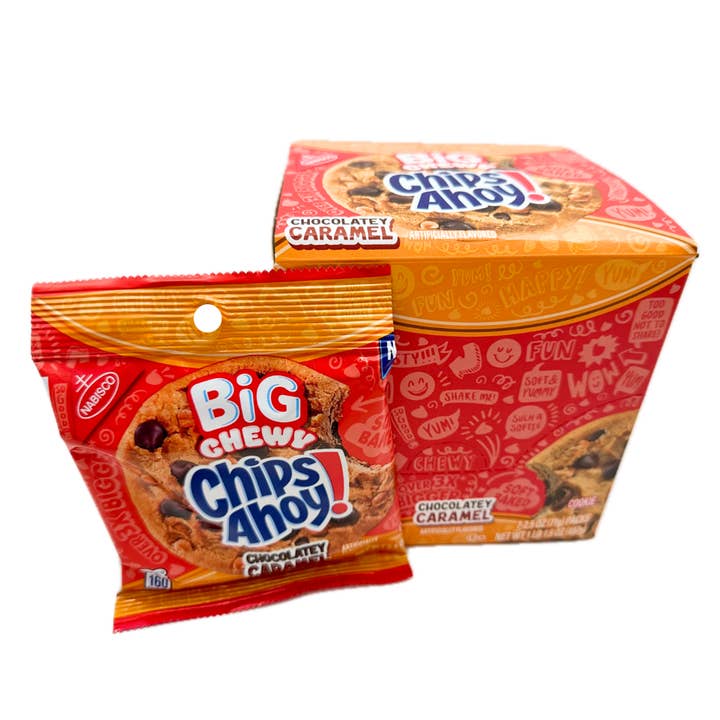 I Got Your Candy - Wholesale Biscuit - Chips Ahoy! Chocolatey Caramel Big Chewy Chocolate Chip Cookies 2.5oz - 7ct1