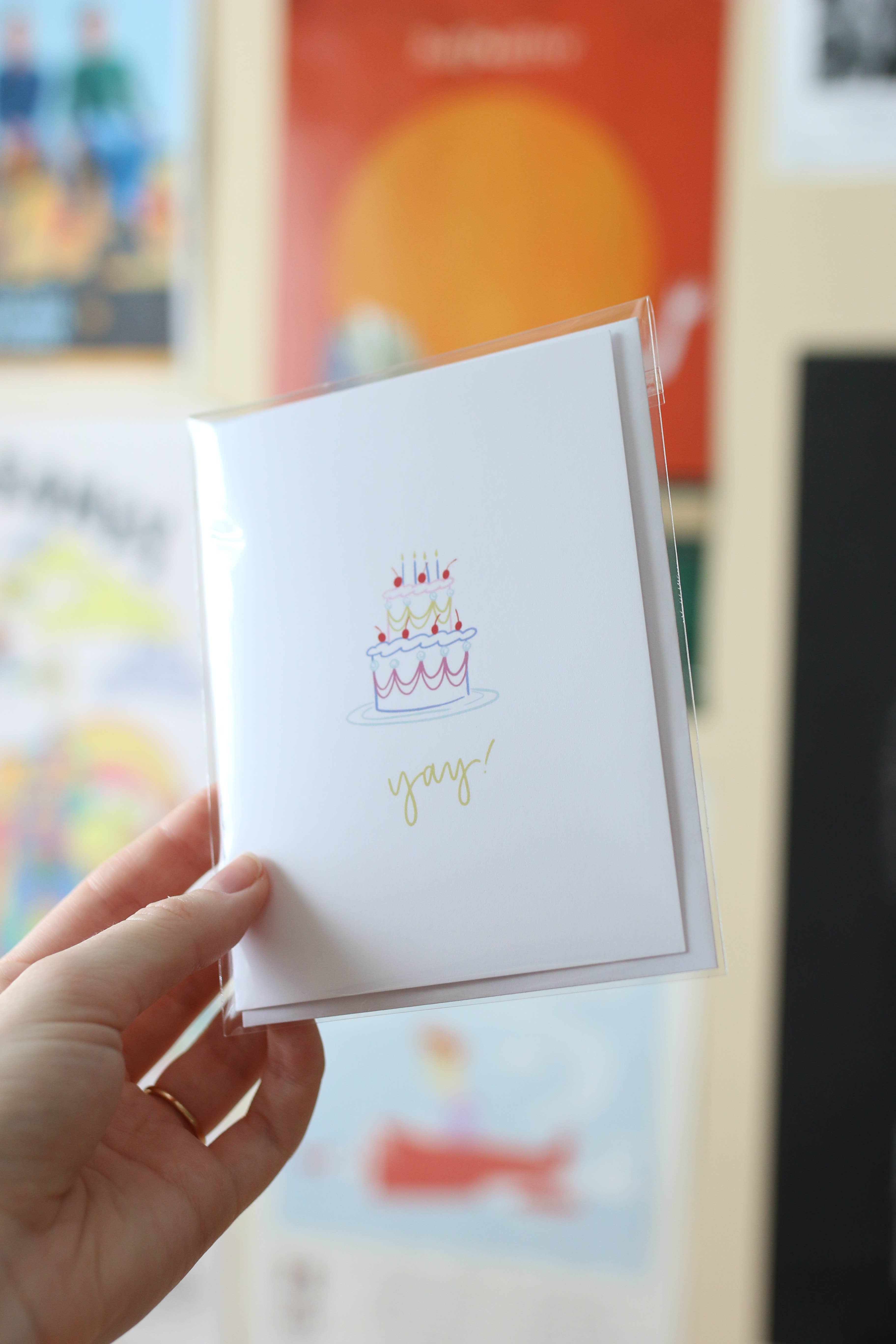 From, Hadley - Wholesale Everyday Greeting Card - Vintage Cake Card - Birthday Cake - Wedding Cake1