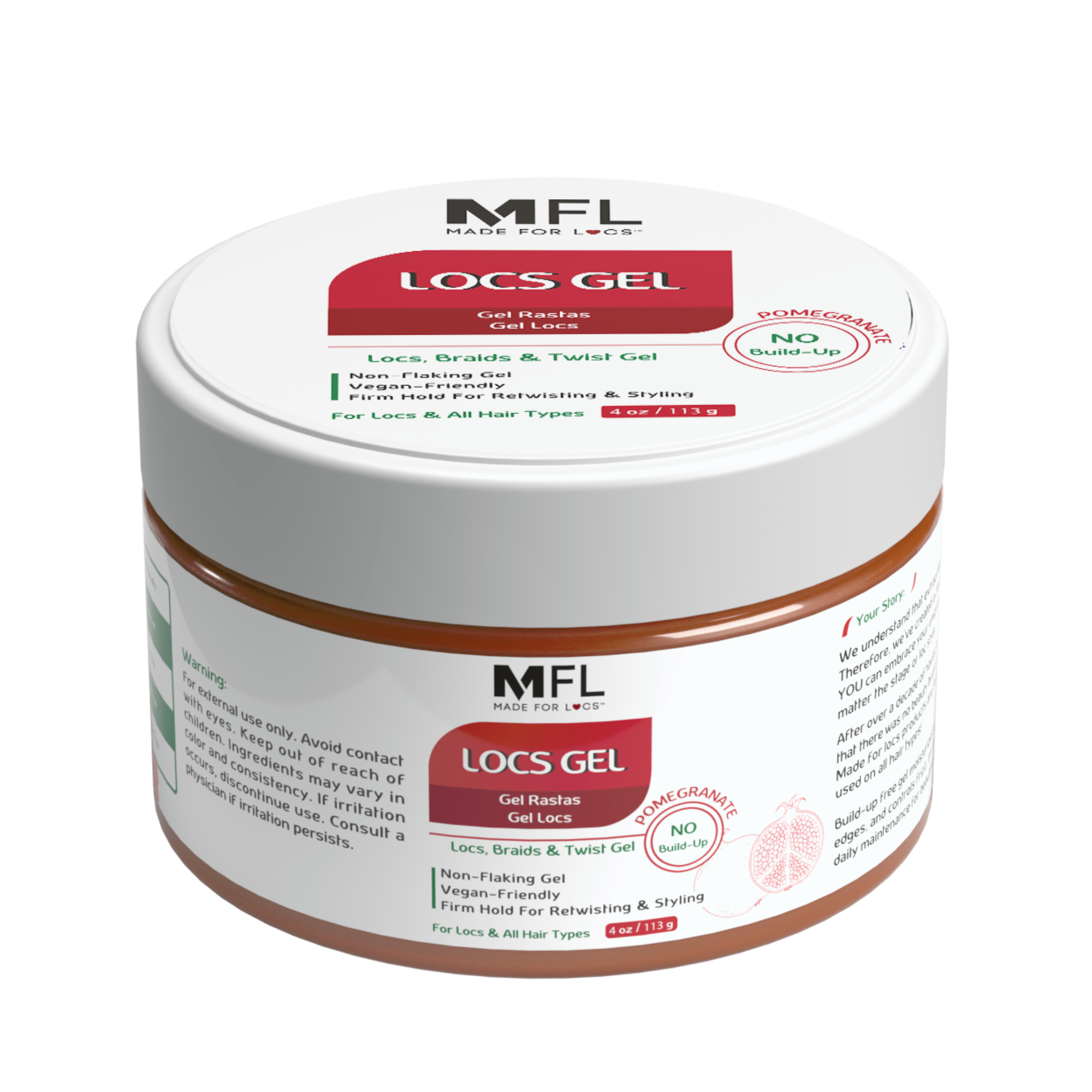 Made For Locs - Vente Gel/mousse de coiffage - Gel fixation forte pour locs, tresses et retwist | 113 g2