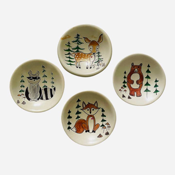 Beautifully Made Fair Trade – Großhandel Dekorative Platte/Teller/Schüssel – Kenia | 3-Zoll-Schale (4 Muster)