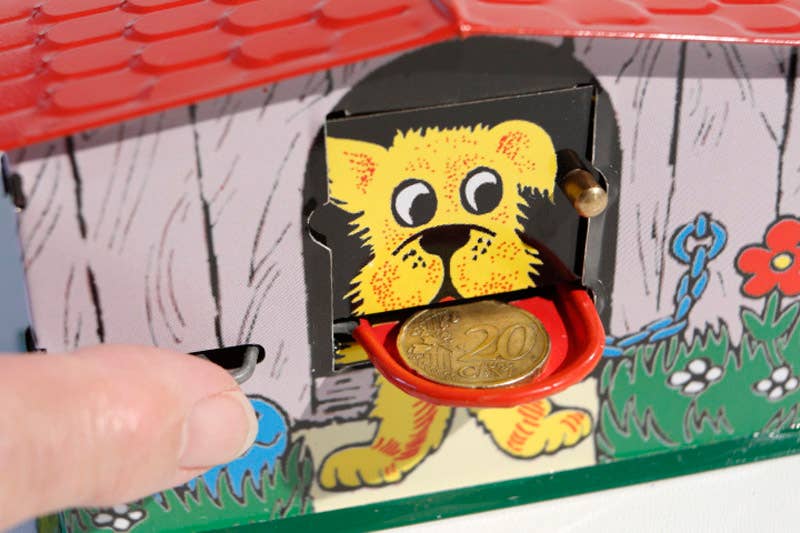 die Blechfabrik e.K. - Wholesale Money/Piggy Bank - Kids & Baby - Money Bank (dog) money box, made in India2