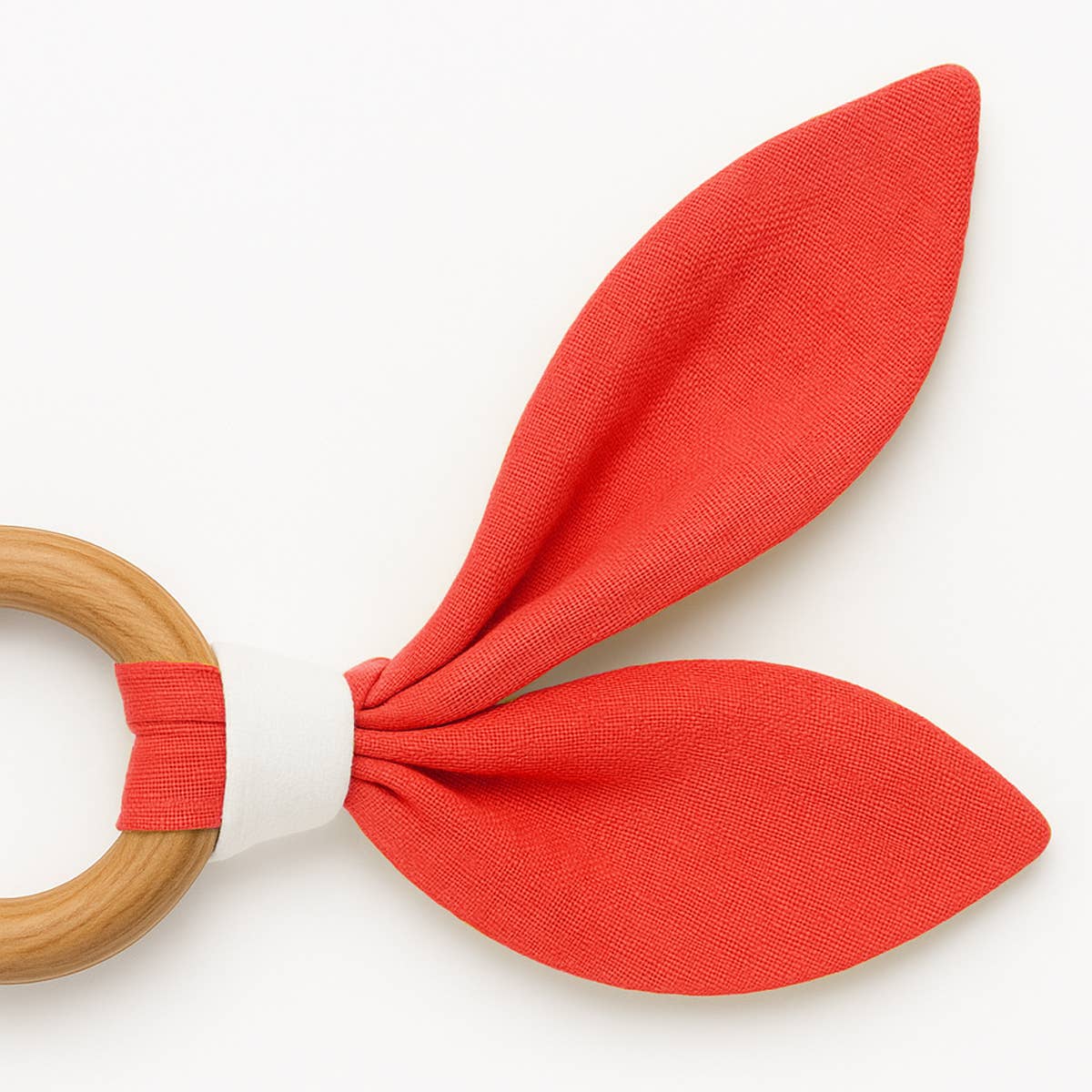 PAPATE - Wholesale Teether (Not Clip-On) - Baby - Organic Cotton Teething Ring - Strawberry1