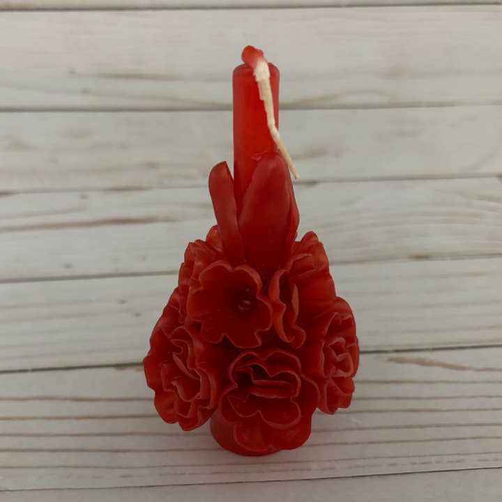 Bivax Mini Röd Oaxaca Flerfärgad Ringblomma Ljus för wholesale av Viva Greetings