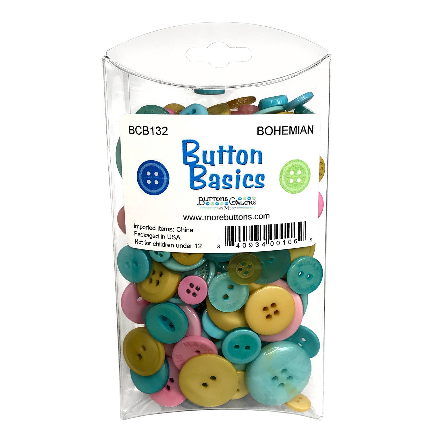 Buttons Galore & More - Wholesale Sewing Button/Snap - Button Basics Colorful Craft & Sewing Buttons41