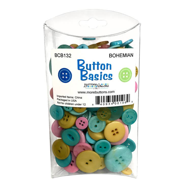 Buttons Galore & More - Wholesale Sewing Button/Snap - Button Basics Colorful Craft & Sewing Buttons41