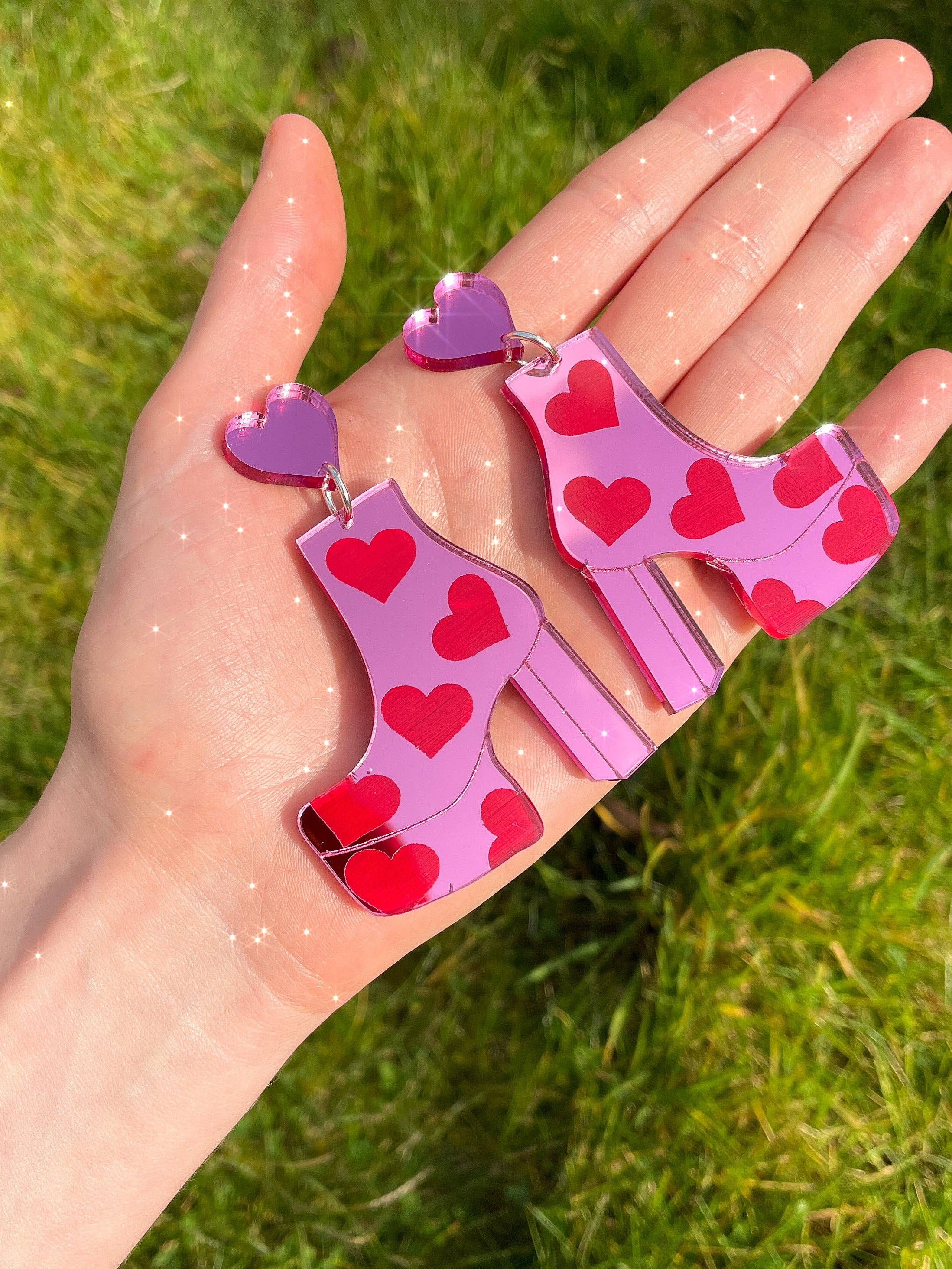 Fairly Odd Shop - Wholesale Dangle Earrings - THE Heart Boots!3