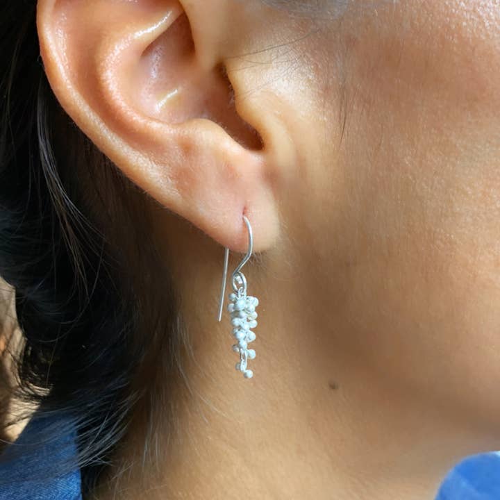 YedOmi Jewelry - Wholesale Dangle Earrings - Wisteria Caviar Earrings-Small3