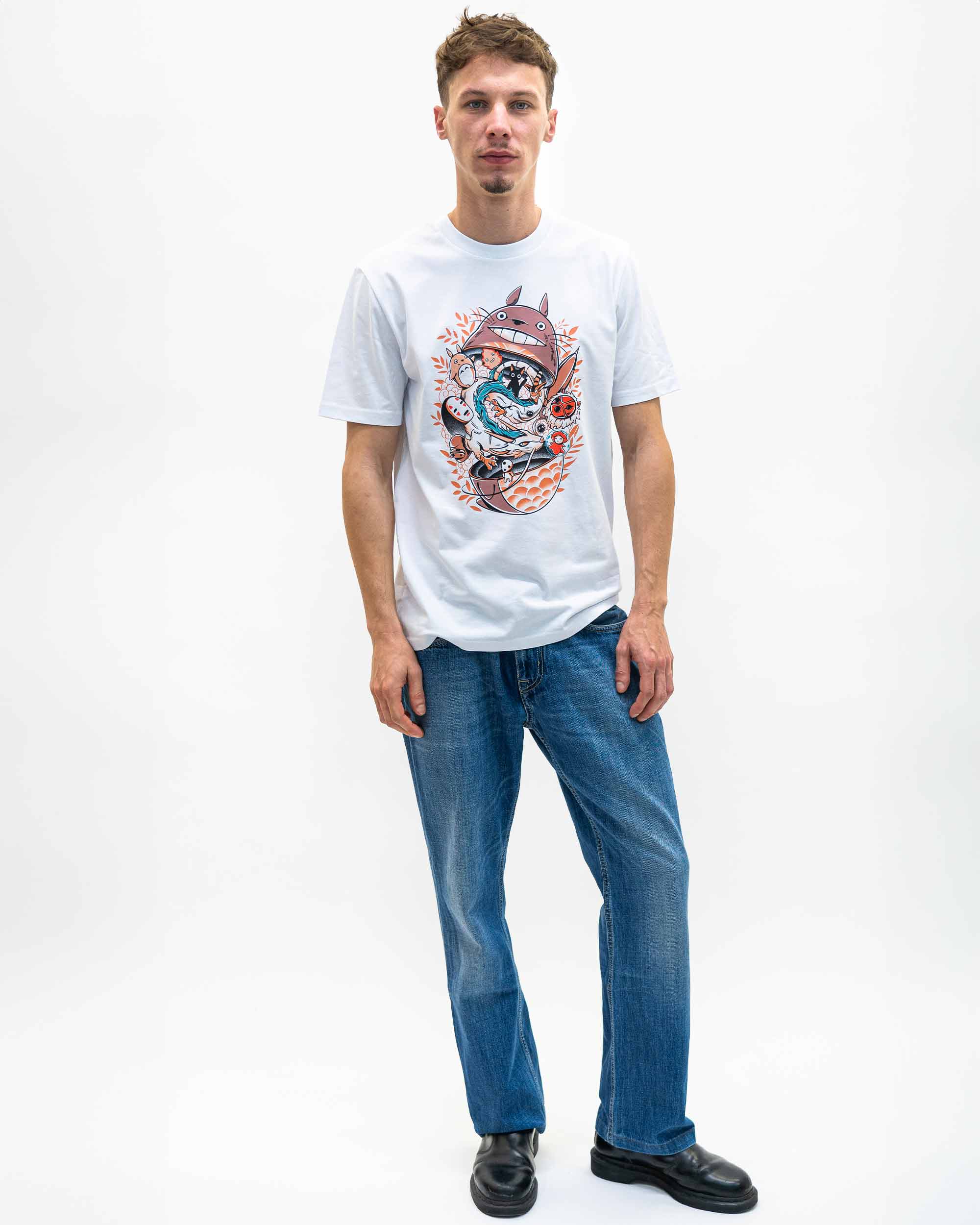 Off White Totoro Matrioshka Tee - Manga Ghibli Tee for wholesale on Faire2