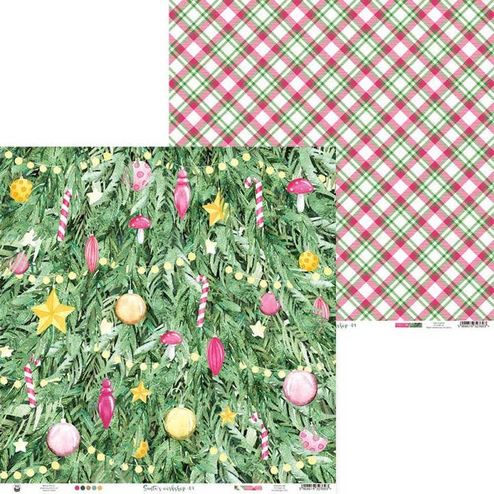 Carta per scrapbooking Paper Santa's Workshop 04, 30,5 x 30,5 cm per la vendita all'ingrosso da parte di P13