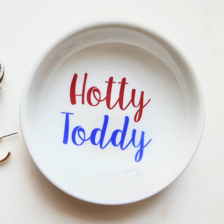 Hotty Toddy Ring Dish / University Of Mississippi / Ole Miss for wholesale by CourtPerkDesigns LLC