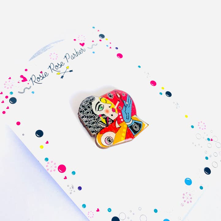 Rosie Rose Parker - Venta al por mayor Broches - Broches pequeños para chaquetas, broches, joyas hechas a mano3