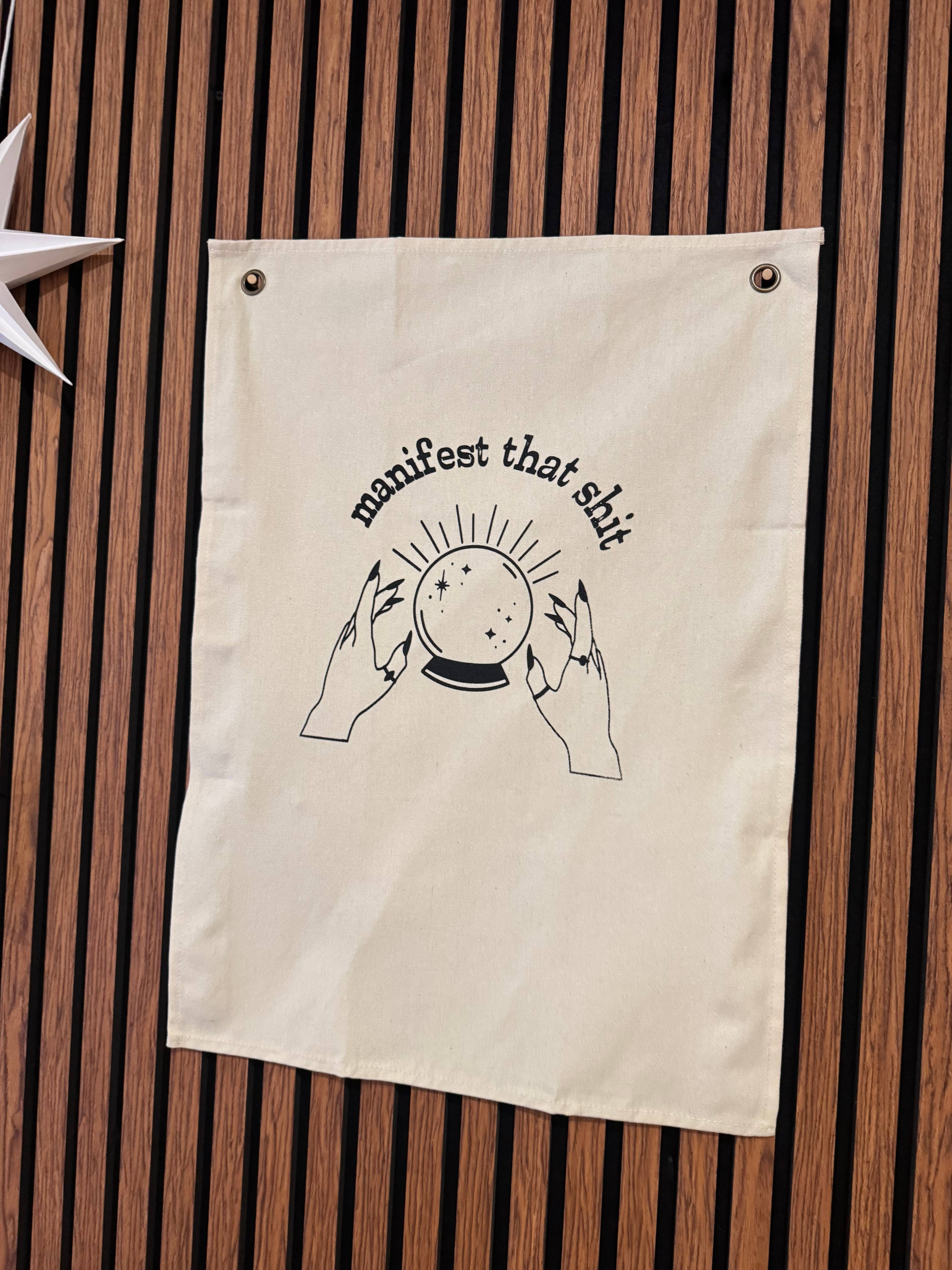 Uncommon Wild - Wholesale Banner - Manifest that Sh*t Canvas Banner 2