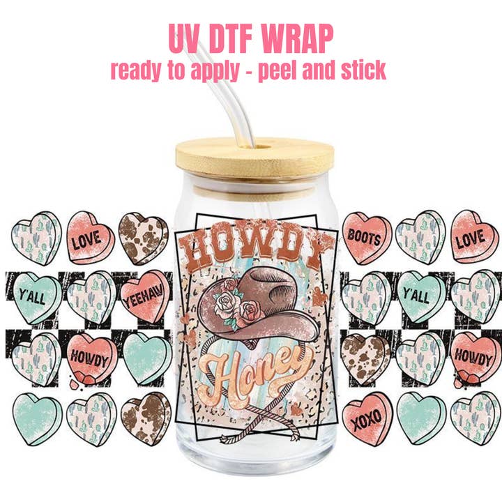 One Stop Cups - Wholesale Sticker - UV DTF CUP WRAP F #001